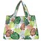 Wrapables Large Foldable Tote Nylon Reusable Grocery Bags, 6 Pack, Tropical Botanical